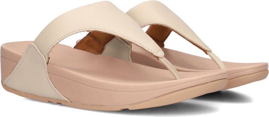 FITFLOP Teenslippers Dames Lulu Leather Maat: 41 Materiaal: Leer Kleur: Camel