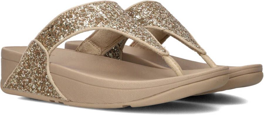 FITFLOP Teenslippers Dames Lulu Glitter Maat: 40 Materiaal: Textiel Kleur: Goud