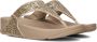 FITFLOP Teenslippers Dames Lulu Glitter Maat: 43 Materiaal: Textiel Kleur: Goud - Thumbnail 1