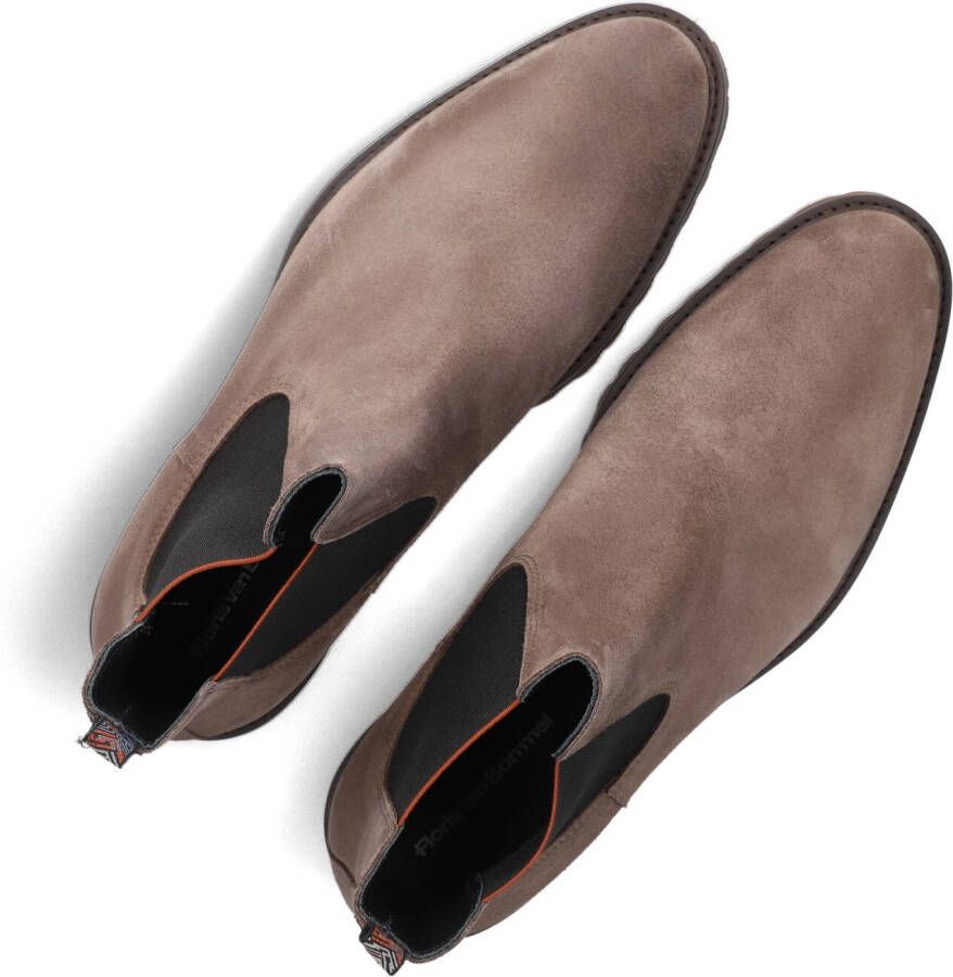 FLORIS VAN BOMMEL Chelsea Boots Heren Sfm-60018 Maat: 40⅔ Materiaal: Suède Kleur: Taupe