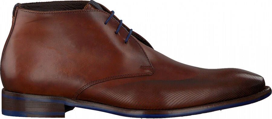 Floris van Bommel Veterschoen Floris Dressed DarkCognac Calf 20376 00