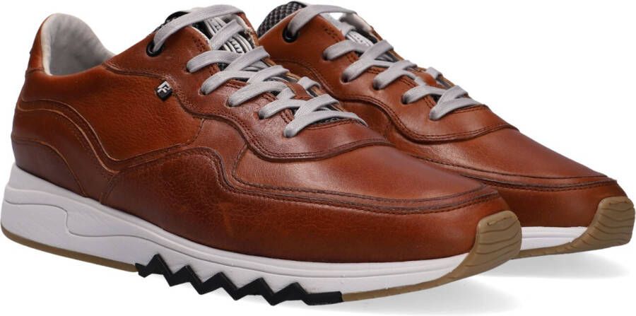 Floris Van Bommel Cognac Lage Sneakers 16397