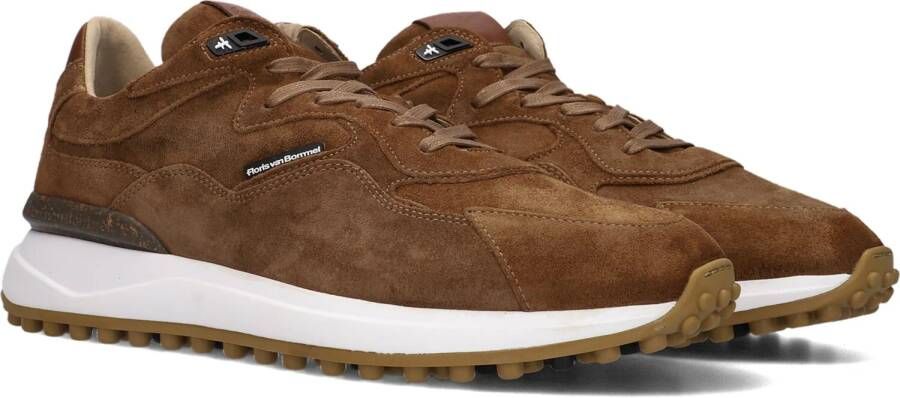 FLORIS VAN BOMMEL Lage Sneakers Heren Sfm-10082 Maat: 44⅔ Materiaal: Suède Kleur: Cognac