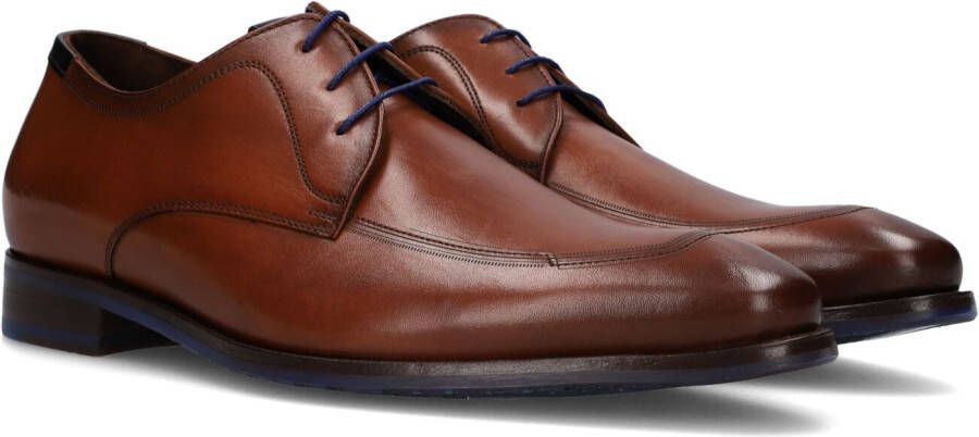 Floris van Bommel Sfm-30272 Nette schoenen Veterschoenen Heren Cognac +