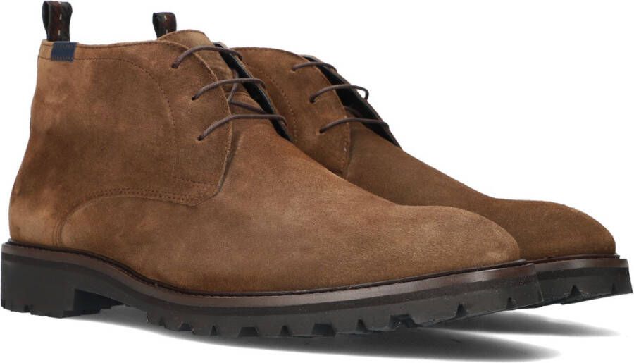 Floris Van Bommel Cognac Veterschoenen Sfm-50082