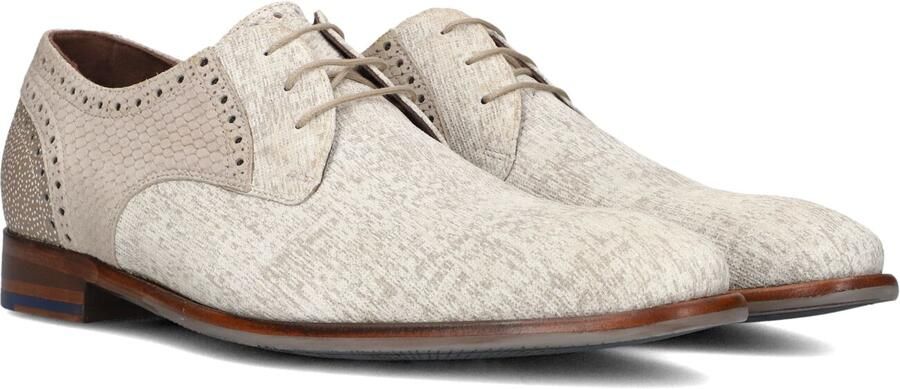FLORIS VAN BOMMEL Nette Schoenen Heren Sfm-30361 De Stapper Maat: 44⅔ Materiaal: Textiel Kleur: Beige