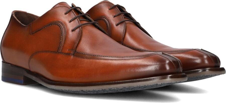 FLORIS VAN BOMMEL Nette Schoenen Heren Sfm-30356 De Stijler Maat: 45⅓ Materiaal: Leer Kleur: Cognac