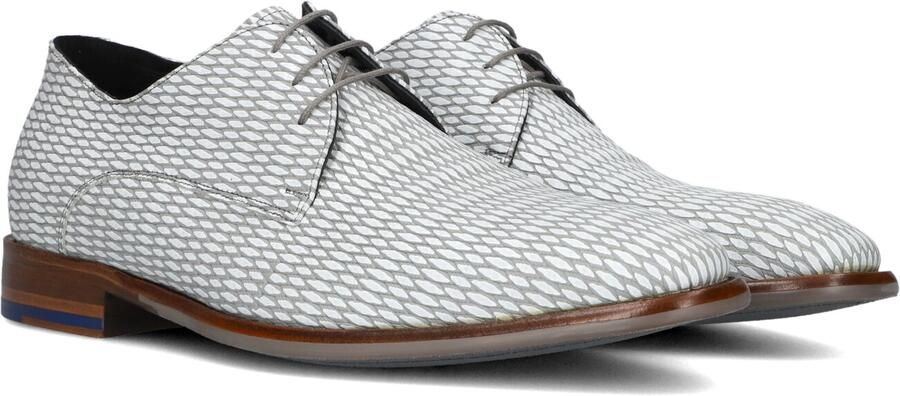 FLORIS VAN BOMMEL Nette Schoenen Heren Sfm-30199 De Netter Maat: 45⅓ Materiaal: Leer Kleur: Wit