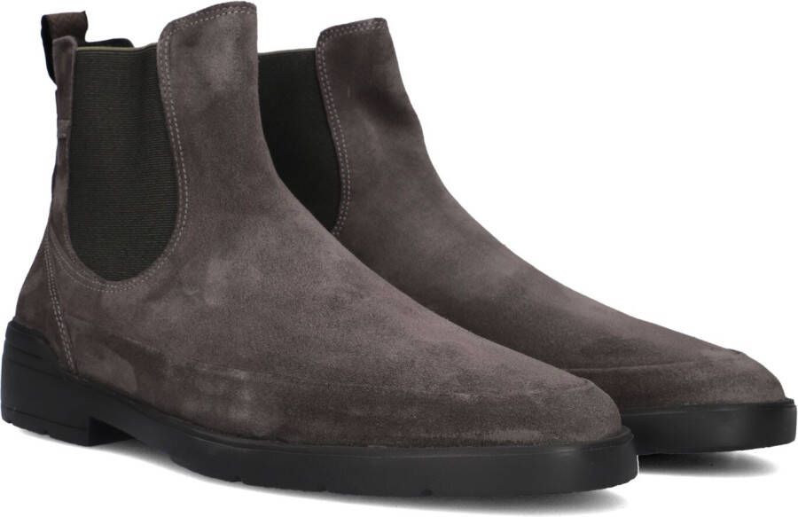 Floris van Bommel Grijze Suède Chelsea Boots Sfm-60049 Gray Heren