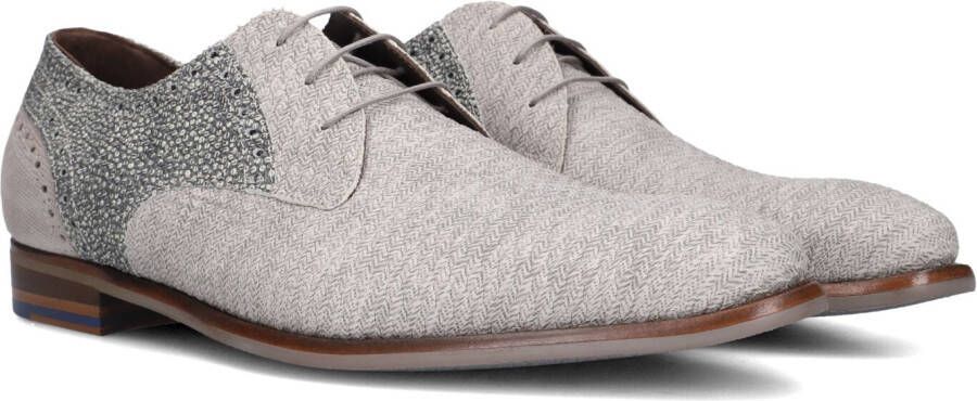 FLORIS VAN BOMMEL Nette Schoenen Heren Sfm-30361 Maat: 46 Materiaal: Leer Kleur: Grijs