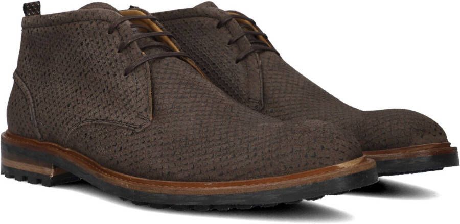 FLORIS VAN BOMMEL Veterschoenen Heren Sfm-50085 Maat: 48 Materiaal: Suède Kleur: Taupe