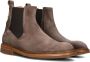 FLORIS VAN BOMMEL Chelsea Boots Heren Sfm-60044 Maat: 46 Materiaal: Suède Kleur: Taupe - Thumbnail 1