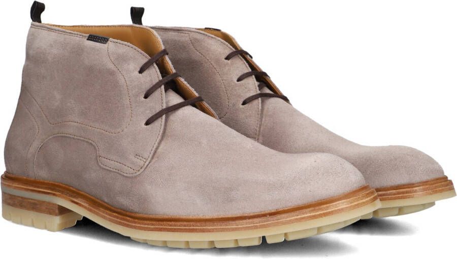 FLORIS VAN BOMMEL Veterschoenen Heren Sfm-50147 Maat: 41⅓ Materiaal: Suède Kleur: Taupe