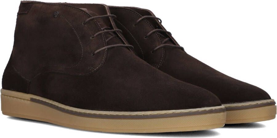 VAN BOMMEL Veterschoenen Heren Sbm-50036 Bora Maat: 45 Materiaal: Suède Kleur: Bruin