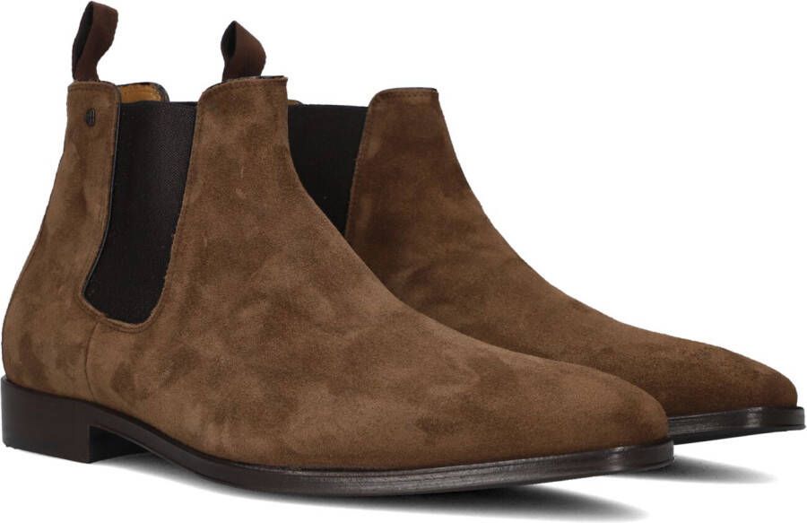 VAN BOMMEL Chelsea Boots Heren Sbm-60014 Maat: 44 Materiaal: Suède Kleur: Cognac