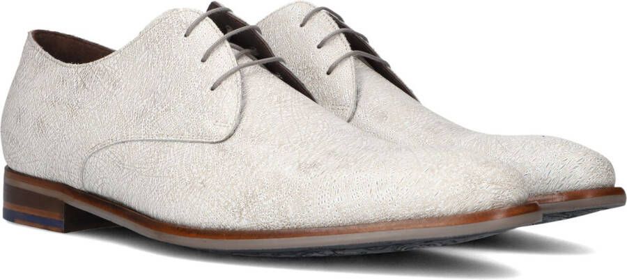 FLORIS VAN BOMMEL Nette Schoenen Heren Sfm-30336 De Stapper Maat: 41⅓ Materiaal: Leer Kleur: Wit