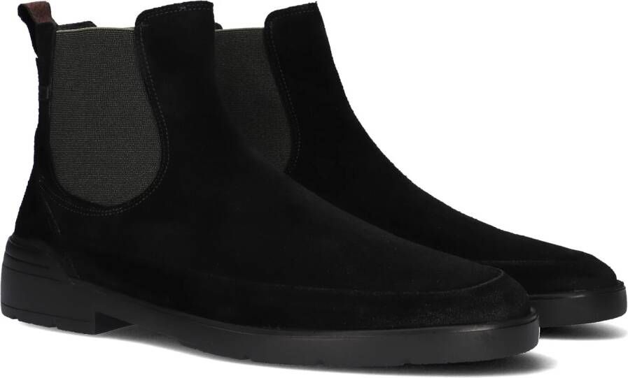 FLORIS VAN BOMMEL Chelsea Boots Heren Sfm-60049 Maat: 43⅓ Materiaal: Suède Kleur: Zwart