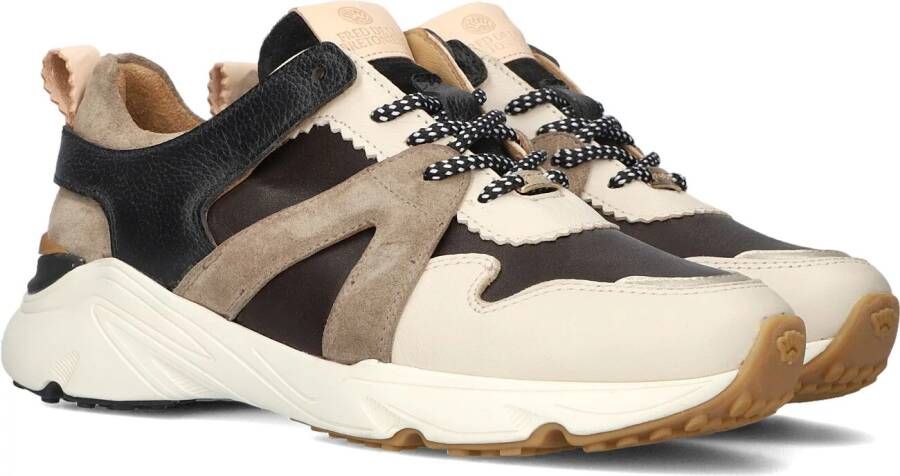 FRED DE LA BRETONIERE Lage Sneakers Dames Bowi Low Maat: 40 Materiaal: Leer Kleur: Beige