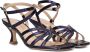 Fred de la Bretoniere Blauwe Leren Sandalen Iza Cary Blue Dames - Thumbnail 1