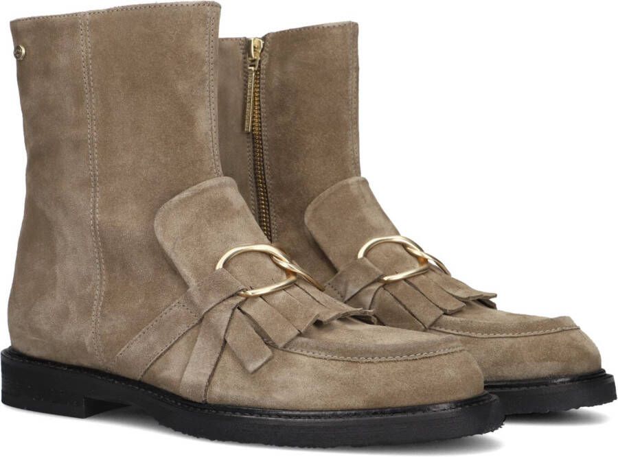 FRED DE LA BRETONIERE Enkelboots Dames Paris Hay Maat: 40 Materiaal: Suède Kleur: Taupe