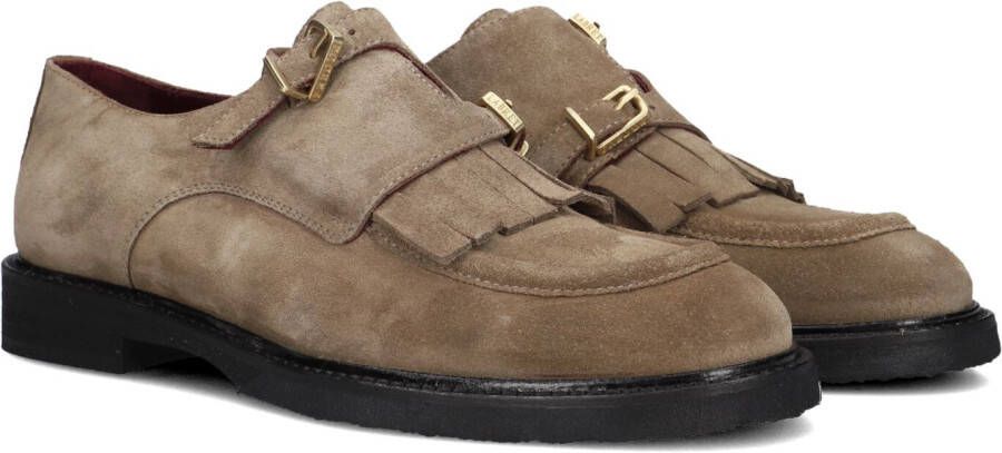 FRED DE LA BRETONIERE Loafers Dames Paris Jay Maat: 40 Materiaal: Suède Kleur: Taupe