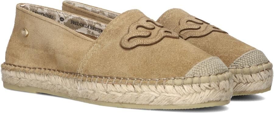 FRED DE LA BRETONIERE Espadrilles Dames Mili Lily Maat: 43 Materiaal: Suède Kleur: Beige