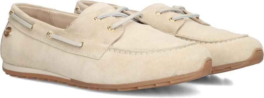 Fred de la Bretoniere Uta Mocca Mocassins Dames Instappers Beige