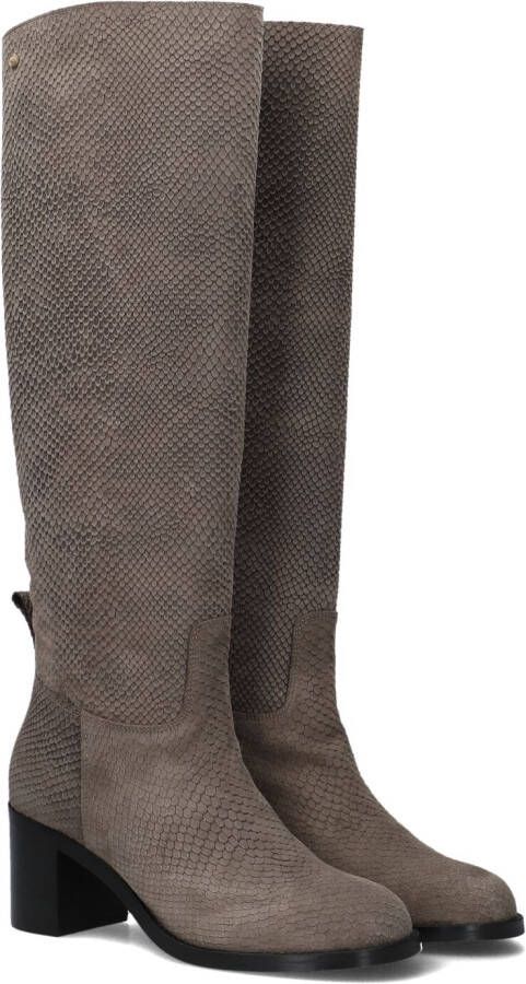 FRED DE LA BRETONIERE Hoge Laarzen Dames Finy Hey Maat: 39 Materiaal: Suède Kleur: Taupe