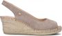 Fred de la Bretoniere 153010240 Espadrilles Zomer Schoenen Dames Taupe - Thumbnail 1