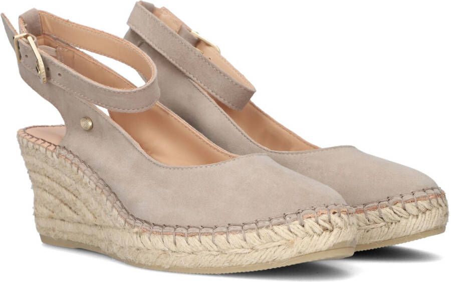 FRED DE LA BRETONIERE Espadrilles Dames 153010276 Maat: 39 Materiaal: Suède Kleur: Taupe