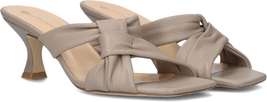 Fred de la Bretoniere Slipper Soft Nappa Leather Beige Dames