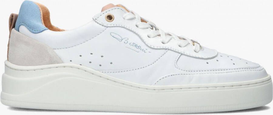 Fred de la Bretoniere Retro Sneaker 101010371 Lage sneakers Leren Sneaker Dames Wit