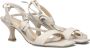 FRED DE LA BRETONIERE Sandalen Dames Iza Wrap Maat: 39 Materiaal: Leer Kleur: Wit - Thumbnail 1