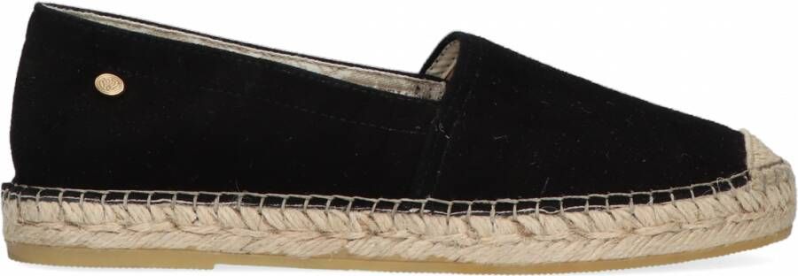 FRED DE LA BRETONIERE Espadrilles Dames 152010174 Maat: 37 Materiaal: Suède Kleur: Zwart