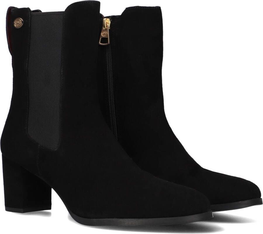 FRED DE LA BRETONIERE Enkellaarsjes Dames Farah Chelsea Maat: 38 Materiaal: Suède Kleur: Zwart