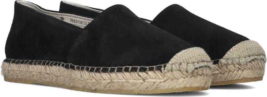 FRED DE LA BRETONIERE Espadrilles Dames 152010228 Maat: 40 Materiaal: Suède Kleur: Zwart