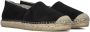 FRED DE LA BRETONIERE Espadrilles Dames 152010228 Maat: 41 Materiaal: Suède Kleur: Zwart - Thumbnail 1