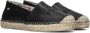 FRED DE LA BRETONIERE Espadrilles Dames 152010254 Maat: 39 Materiaal: Leer Kleur: Zwart - Thumbnail 1