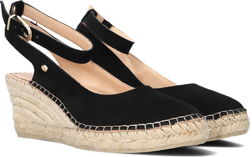 FRED DE LA BRETONIERE Espadrilles Dames 153010276 Maat: 38 Materiaal: Suède Kleur: Zwart