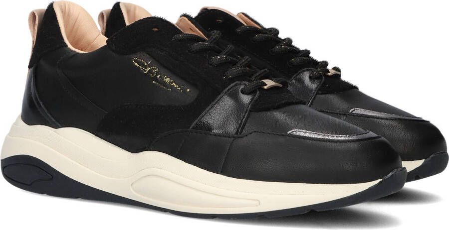 FRED DE LA BRETONIERE Lage Sneakers Dames Flame Maat: 37 Materiaal: Leer Kleur: Zwart