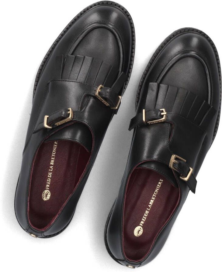 FRED DE LA BRETONIERE Loafers Dames Paris Jay Maat: 38 Materiaal: Leer Kleur: Zwart