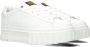 G-Star Modieuze PU Leren Sneaker met Rubberen Plateauzool White Dames - Thumbnail 1