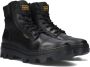 G-Star G Star Raw Noxer Hgh Lea Nyl W Veterboots Laarzen Met Veters Dames Zwart - Thumbnail 1