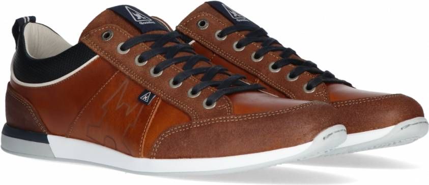 Gaastra Bayline Lage sneakers Leren Sneaker Heren Cognac