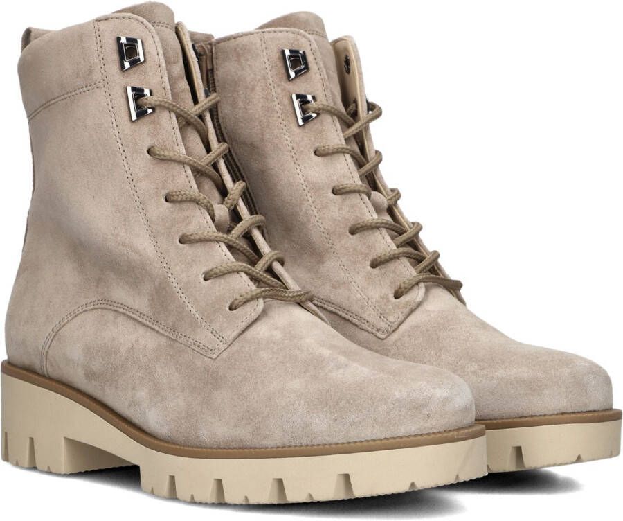 GABOR Veterboots Dames 055 Maat: 40 Materiaal: Suède Kleur: Beige