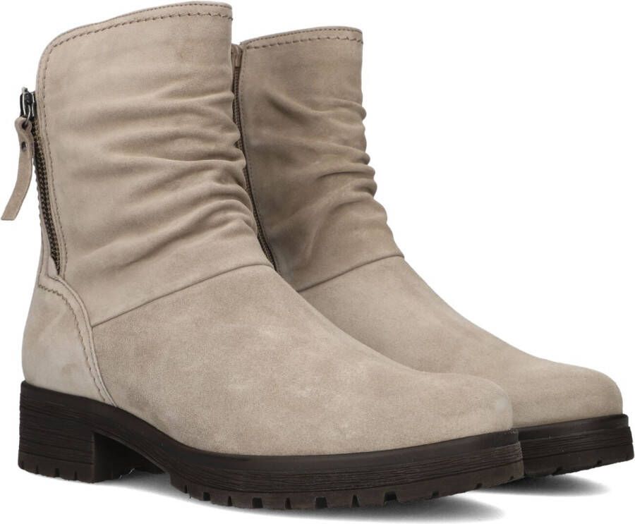 GABOR Enkellaarsjes Dames 092 Maat: 38 Materiaal: Suède Kleur: Beige