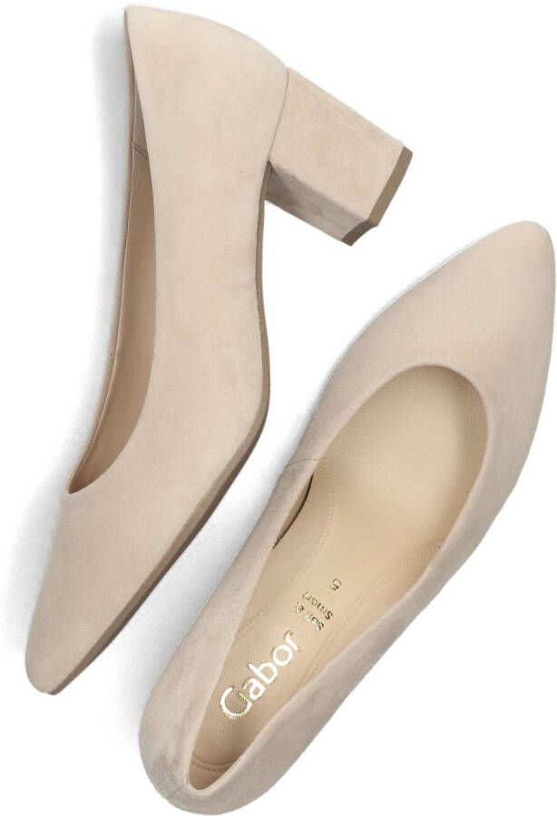 GABOR Pumps Dames 450 Maat: 43 Materiaal: Suède Kleur: Beige