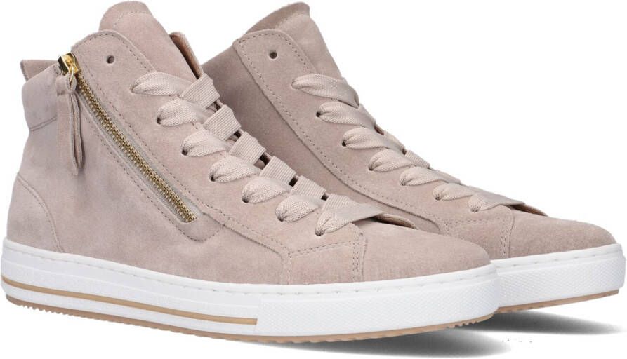 Gabor Bruin Tinten 505.1 Hoge sneakers Dames Beige