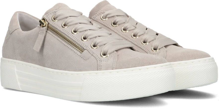 GABOR Lage Sneakers Dames 465 Maat 40 5 Materiaal Suede Kleur Beige Schoenen