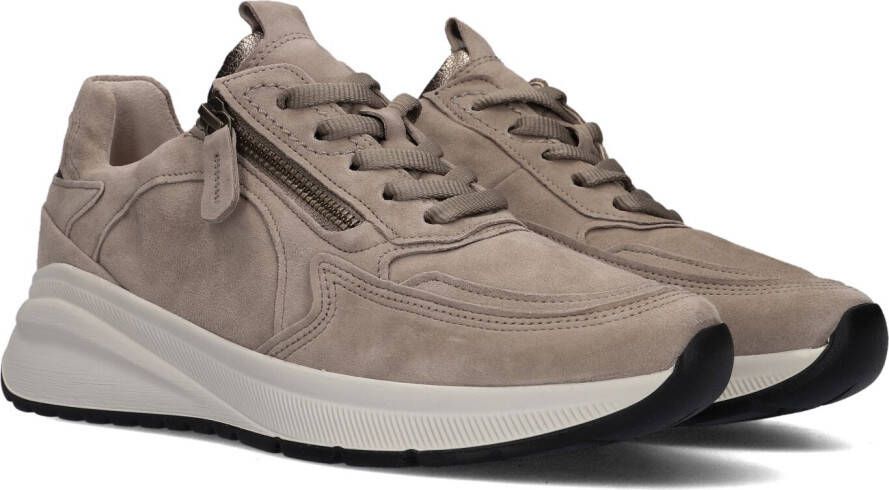 GABOR Lage Sneakers Dames 598 Maat: 43 Materiaal: Suède Kleur: Beige